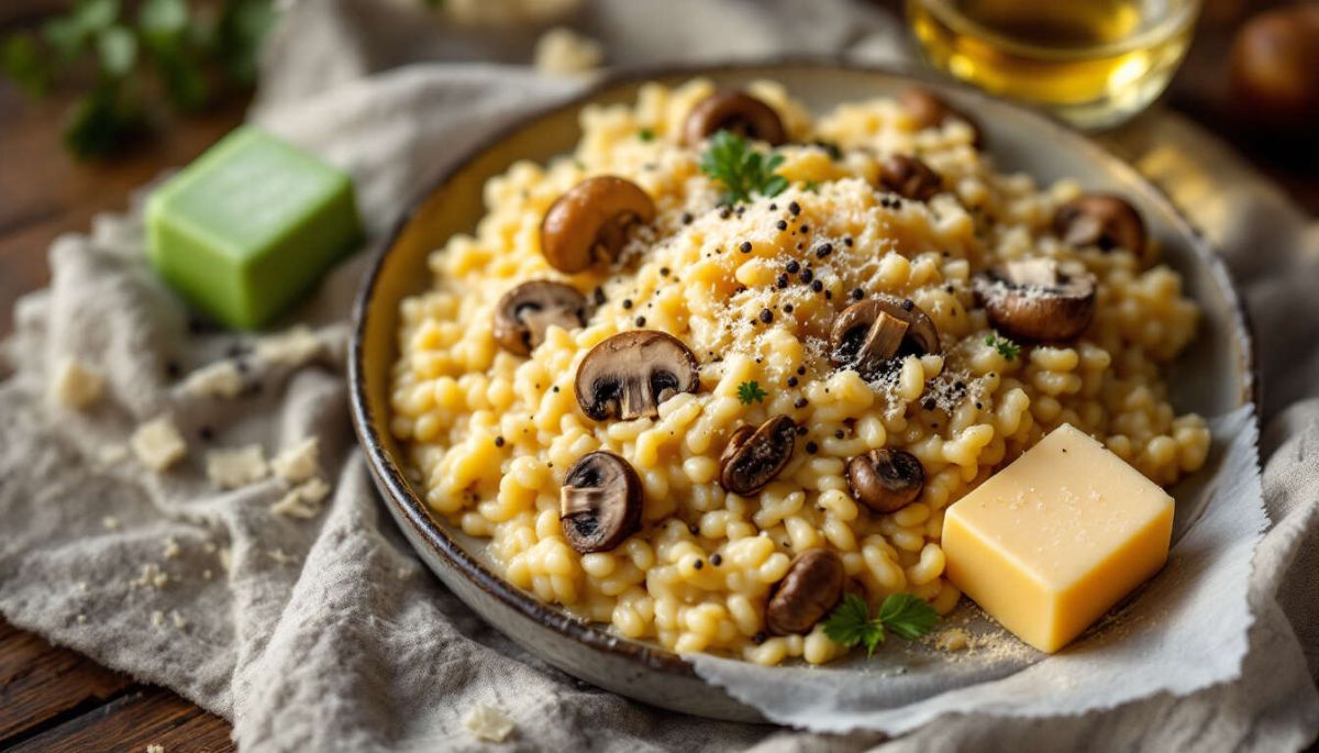 Risotto crémeux aux champignons : une recette incontournable