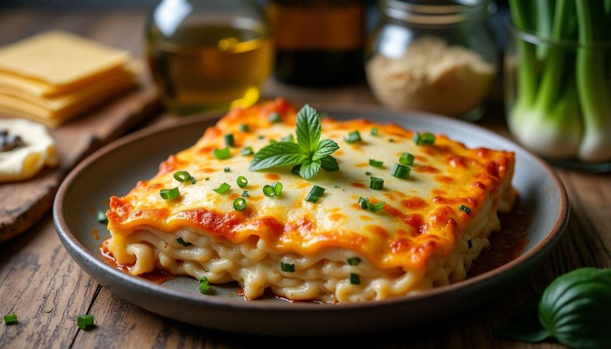 Lasagnes au poulet et poireaux : une délicieuse alternative