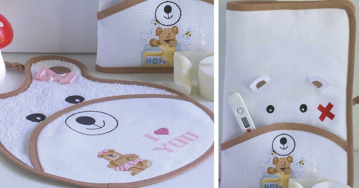 Créez des souvenirs brodés : personnalisez le bavoir et le carnet de santé de votre enfant