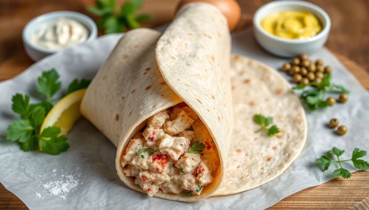 Recette simple de wrap au thon