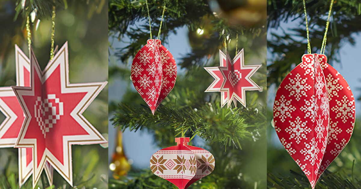 Des suspensions en 3D pour illuminer votre sapin