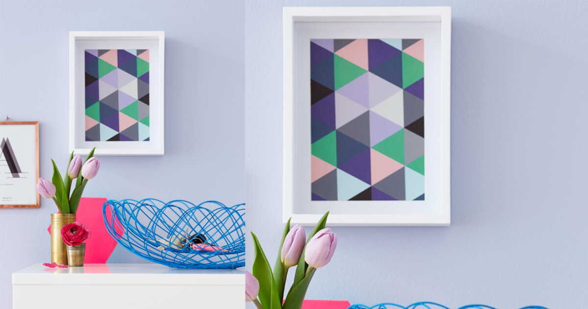 L'art du kaléidoscope : un cadre à colorier pour égayer vos murs