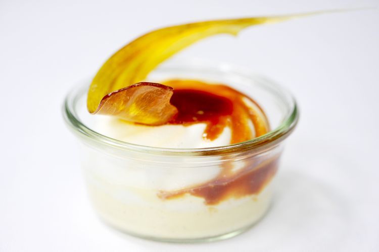 l'âme sucrée de l'île flottante au caramel et à la bière