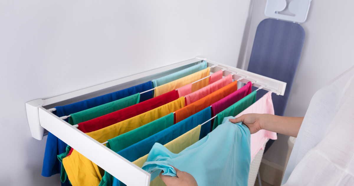 Linge : l'astuce ingénieuse pour un séchage rapide
