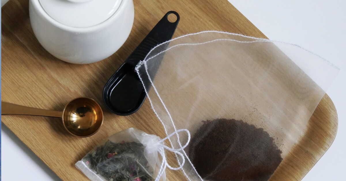 DIY : des filtres à thé et café réutilisables pour un monde plus vert