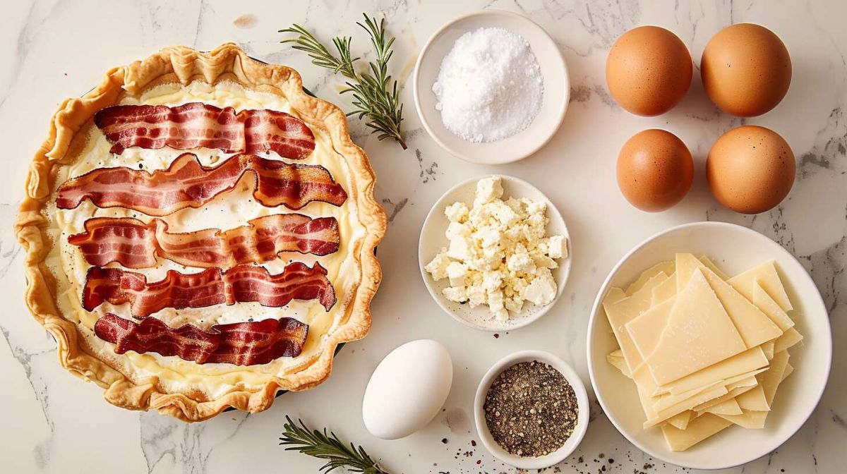 Découvrez la recette parfaite de la quiche aux lardons
