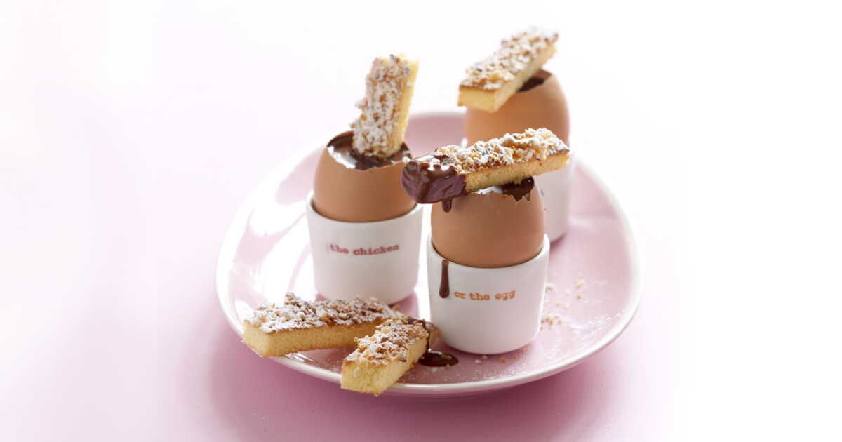 La recette irrésistible des mouillettes pralinées à la coque