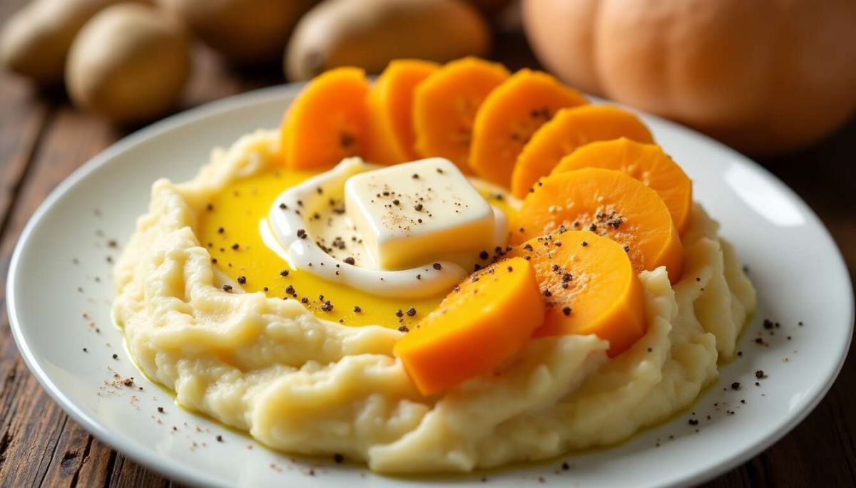 Découvrez la purée de pommes de terre et butternut, un délice réconfortant