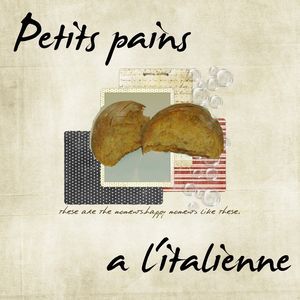 Petits pains à l'italienne