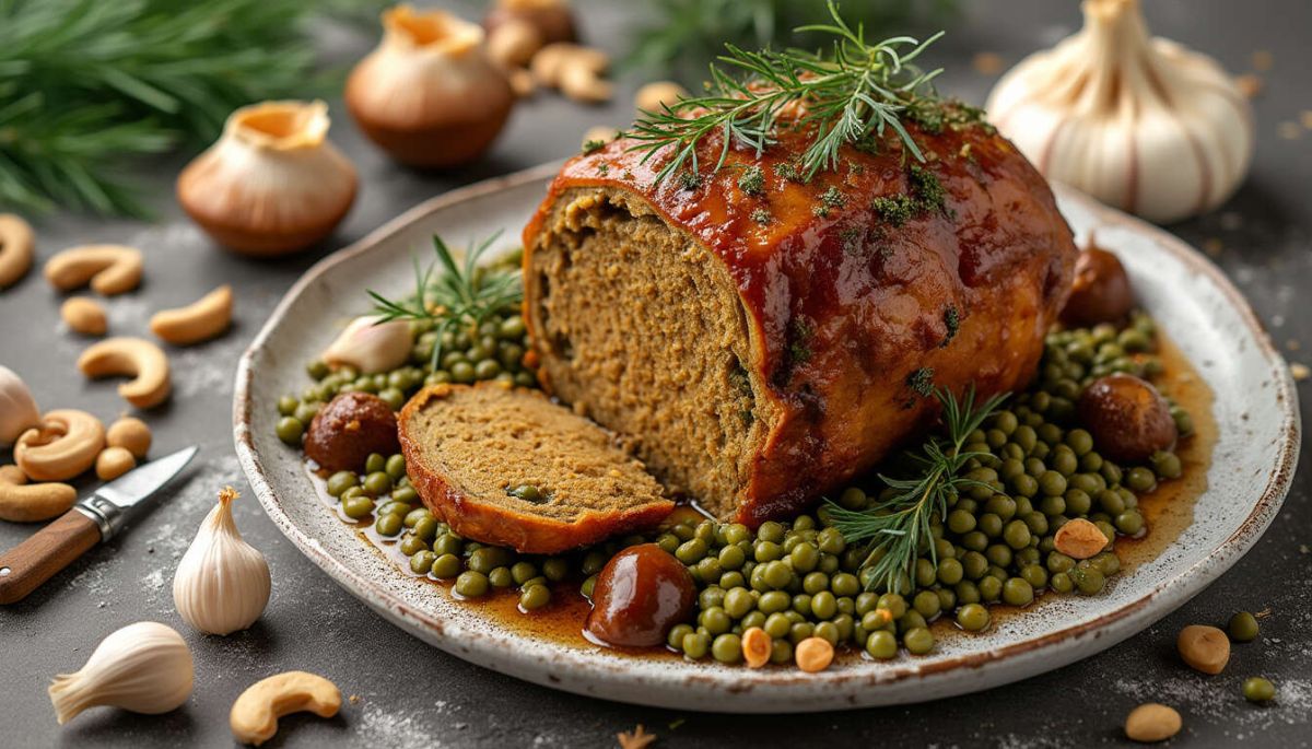 Un rôti de Noël végétarien qui éveille les papilles