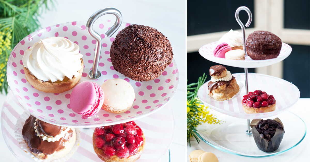 Un présentoir à gâteaux qui sort de l'ordinaire