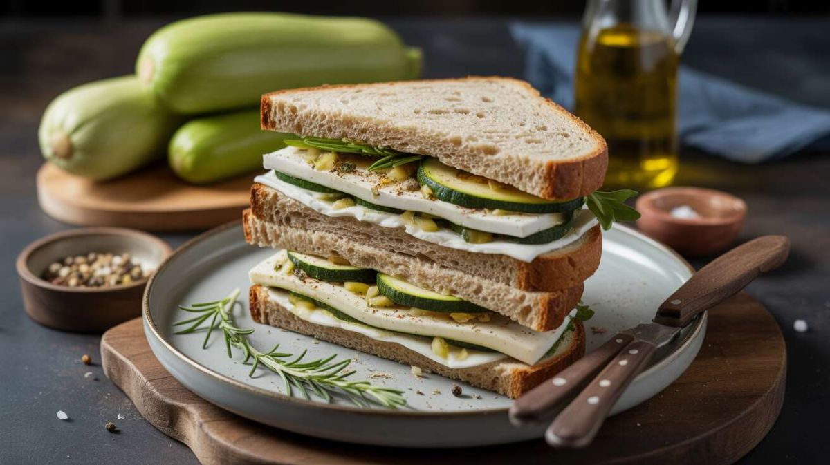 Un sandwich frais et léger aux courgettes et fromage : la recette à ne pas manquer