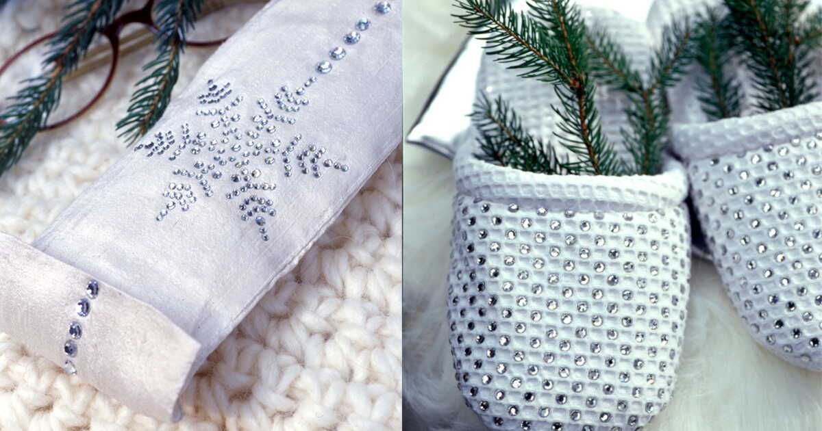 des idées créatives pour utiliser des strass à coller