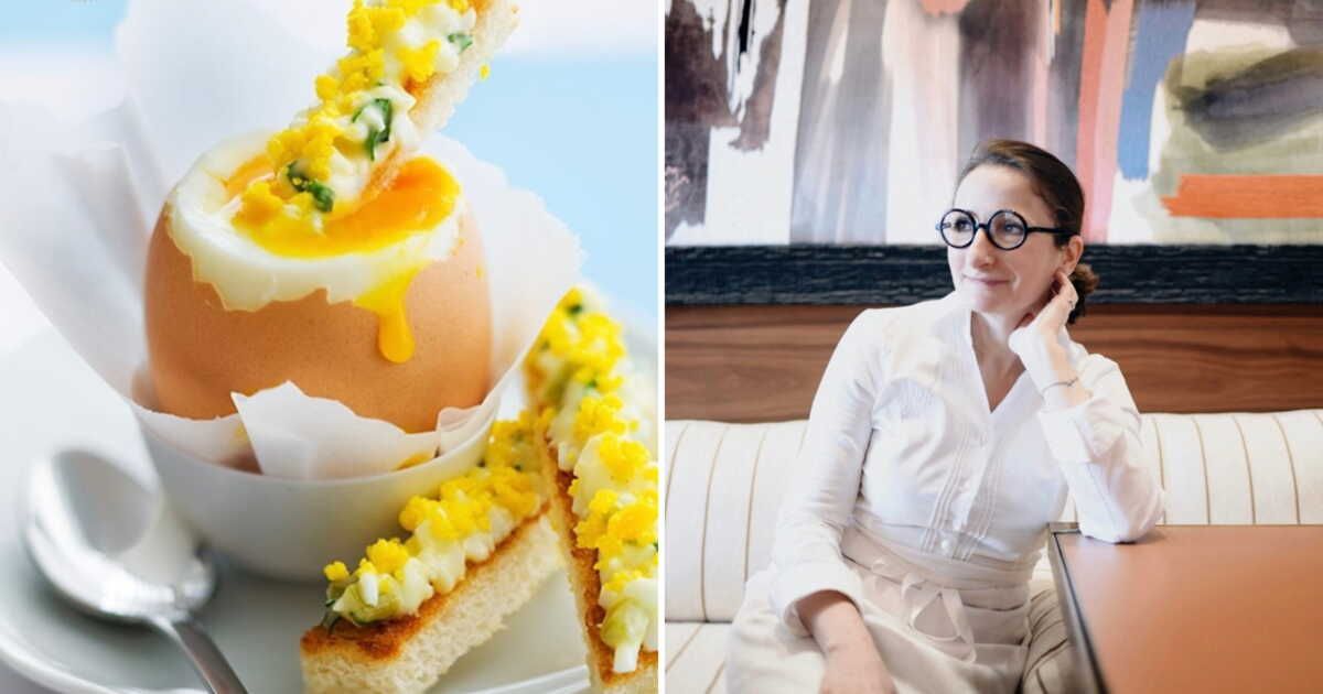 Le plaisir revisité : l'œuf à la coque façon Anne-Sophie Pic