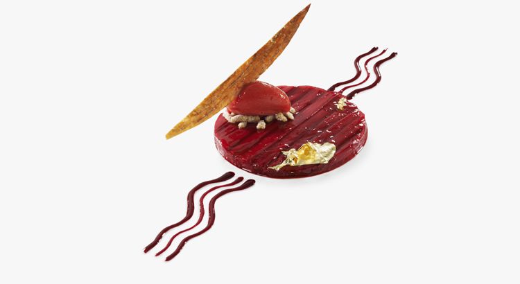 Tartelette rhubarbe-hibiscus