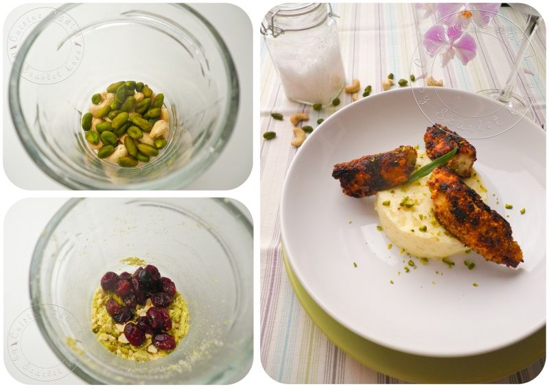 Nuggets de Poulet C-P-C {Cranberry, Pistache, Cajou}
