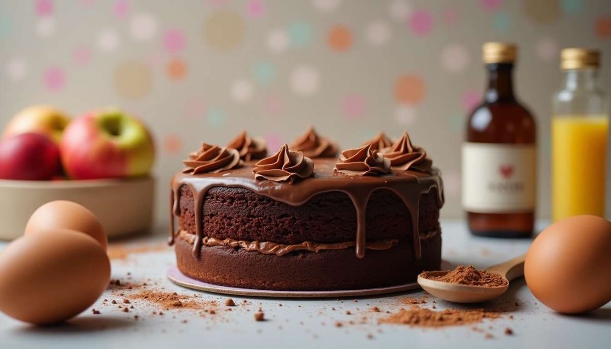 Un délicieux gâteau au chocolat, léger et sans culpabilité