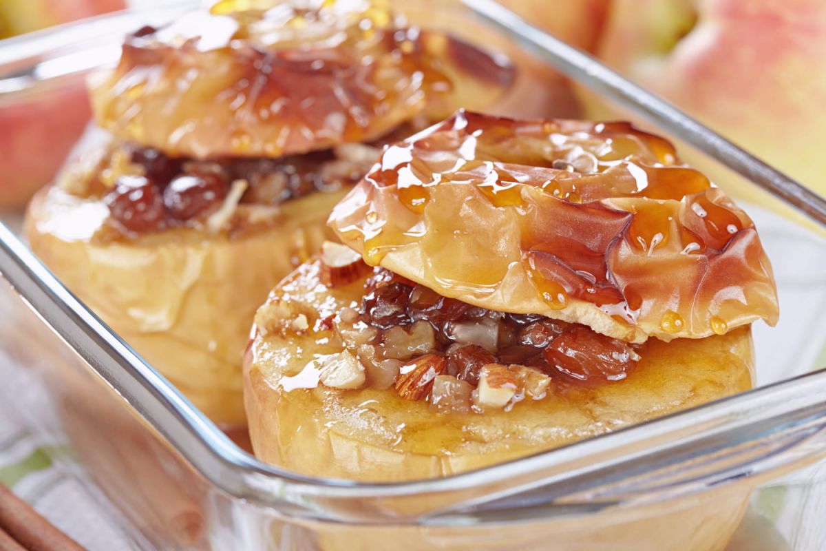 Recette délicieuse de pommes fondantes au four par Cyril Lignac