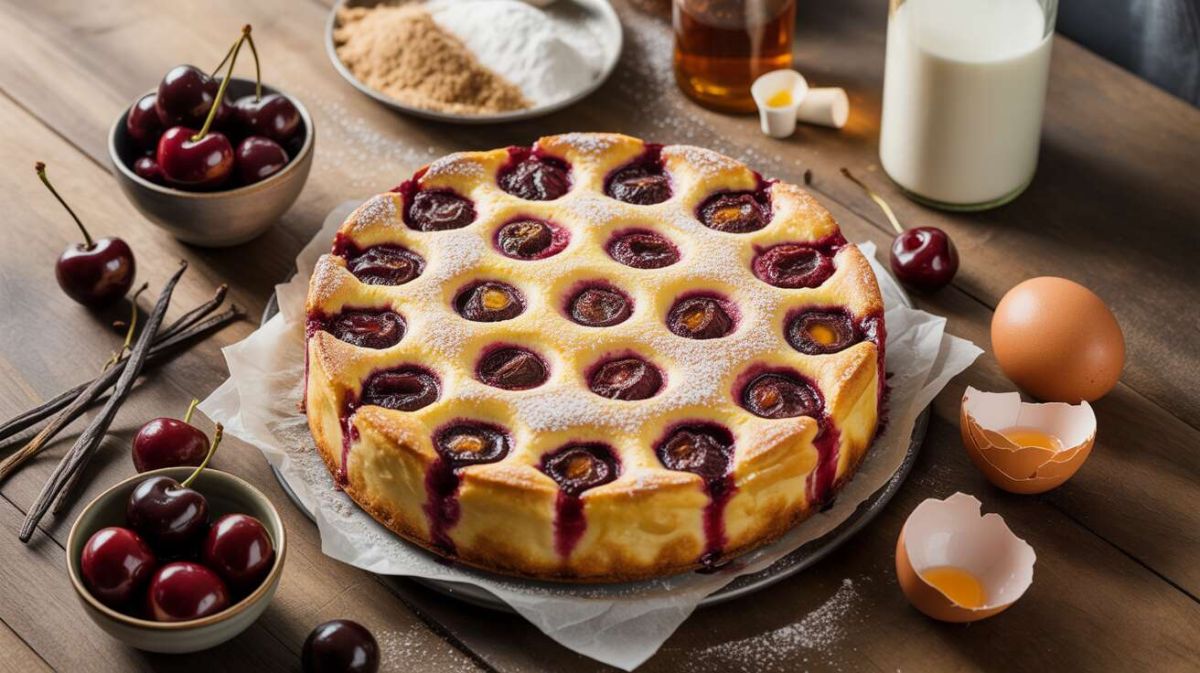 Un clafoutis aux cerises express pour un goûter réussi