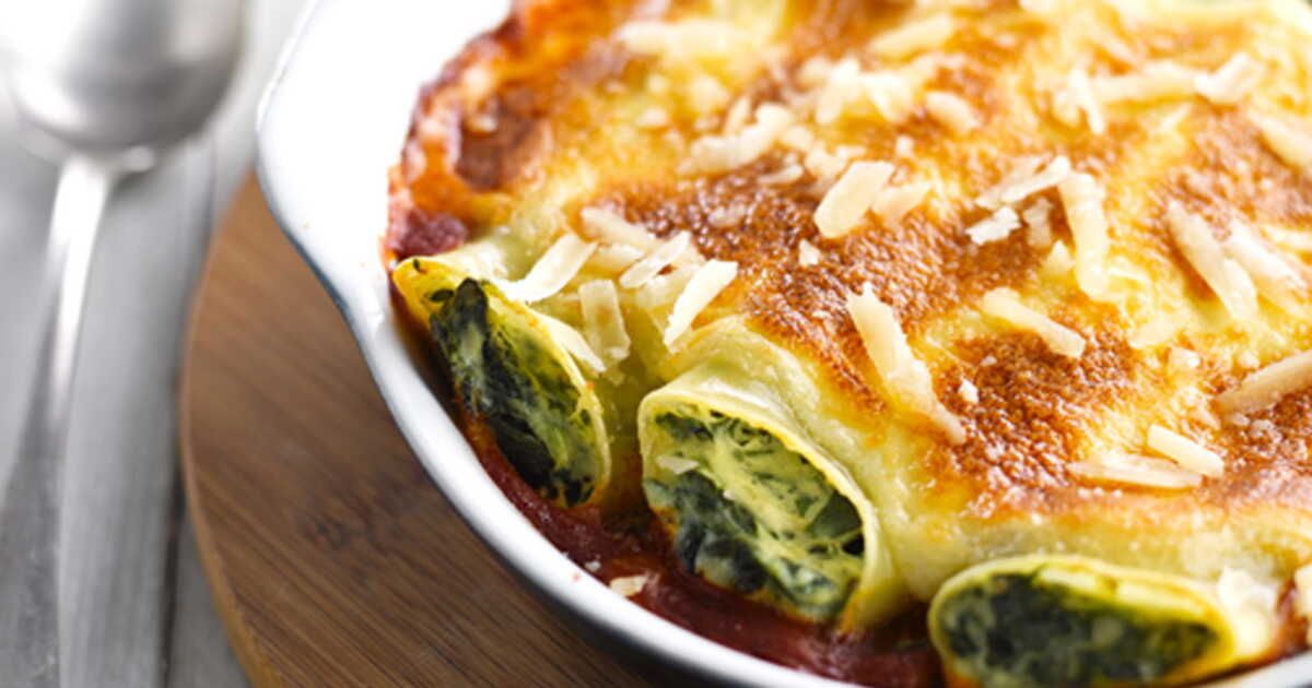 Cannelloni à la ricotta et aux épinards