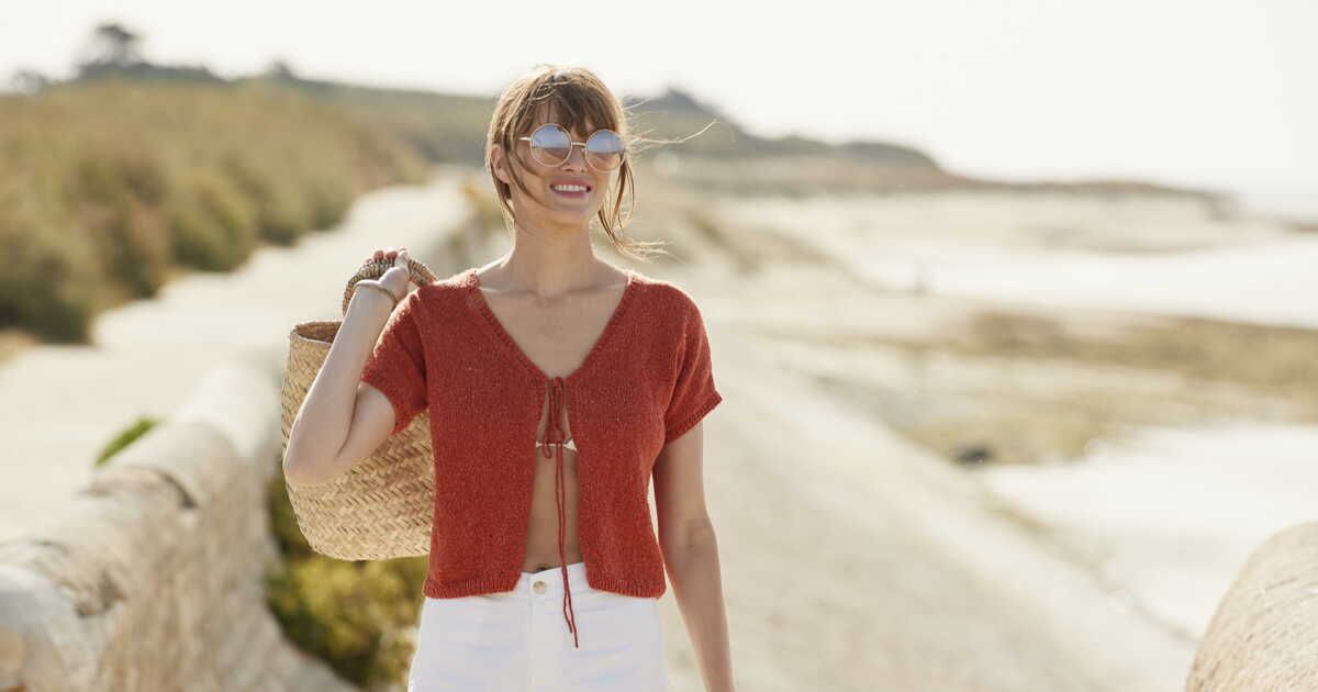Un gilet léger pour l'été : tricot facile et rapide