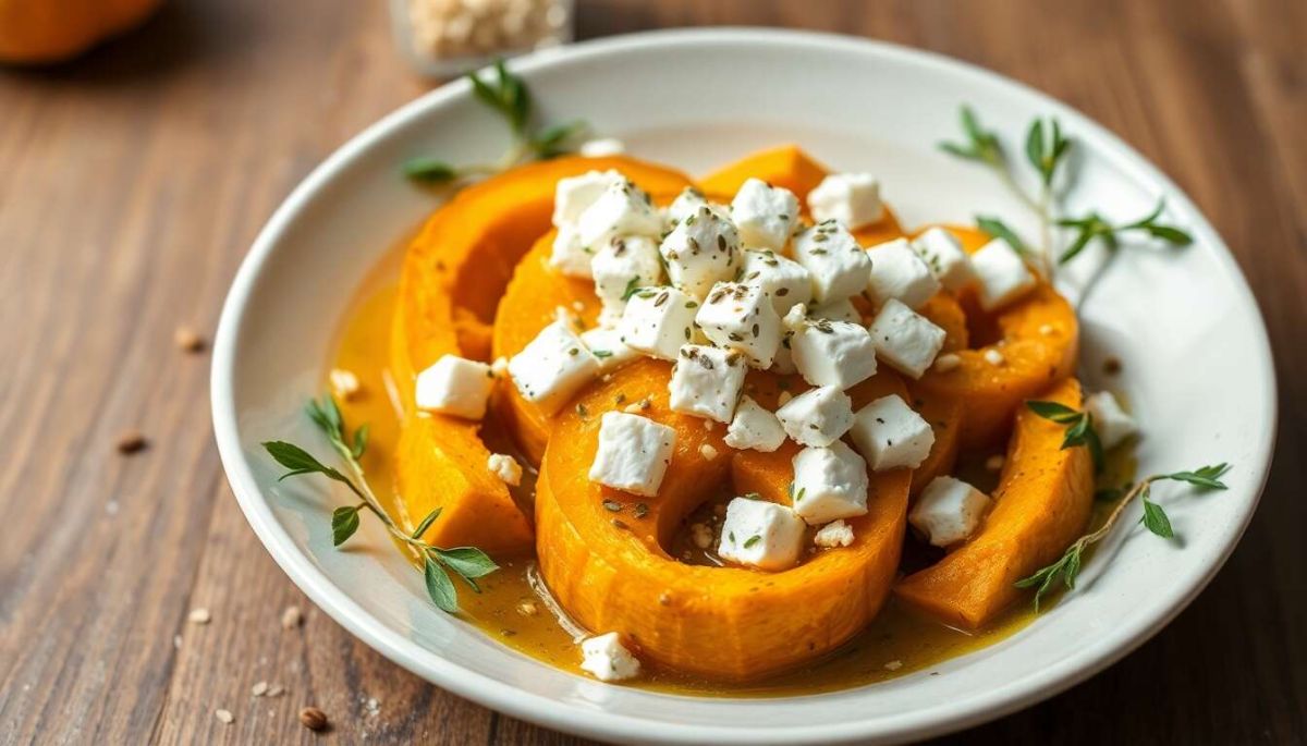 Une saveur automnale : le potimarron rôti à la feta à découvrir
