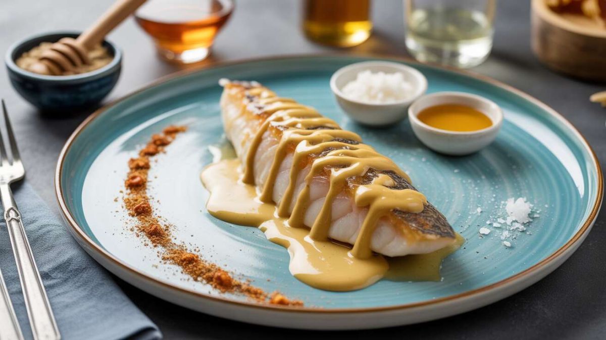 légère sauce moutarde et miel pour sublimer vos poissons