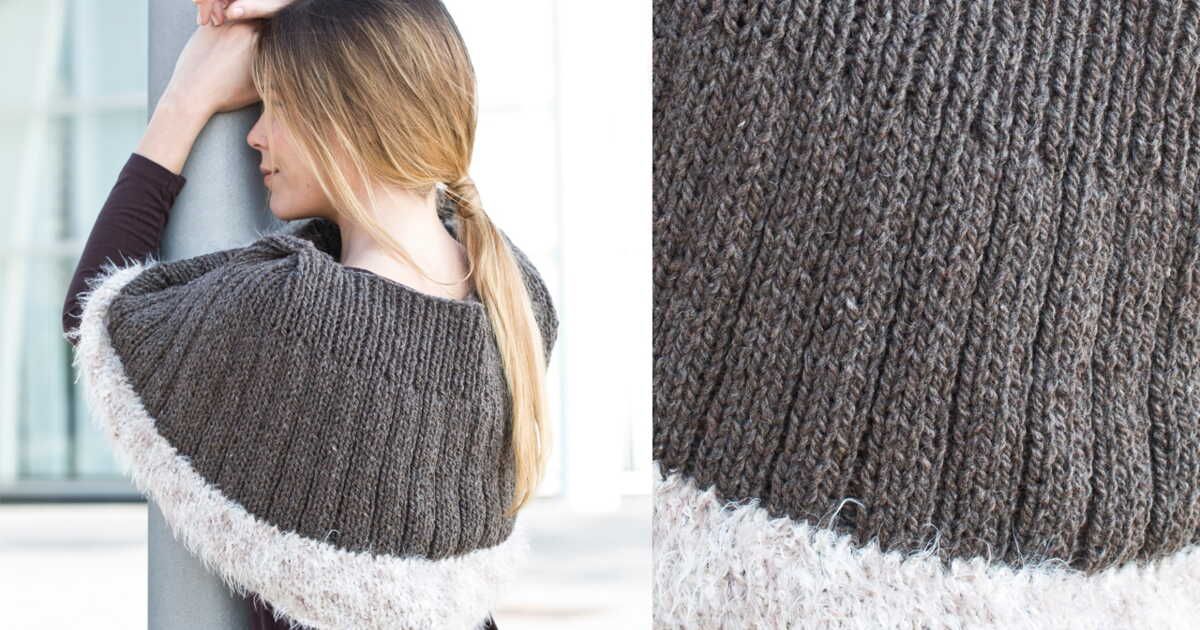 Le poncho bicolore : un accessoire incontournable