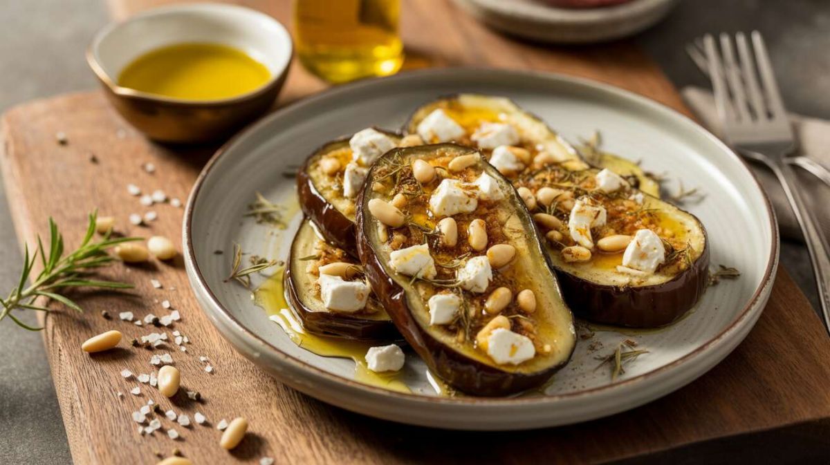 Aubergines grillées à la feta : une recette irrésistible qui fera des adeptes