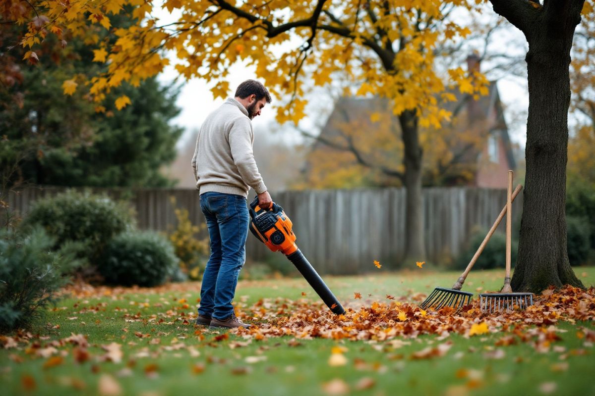 Dites adieu au râteau avec le souffleur de feuilles à -14 % sur Cdiscount